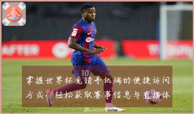 掌握世界杯竞猜手机端的便捷访问方式，轻松获取赛事信息与直播体验