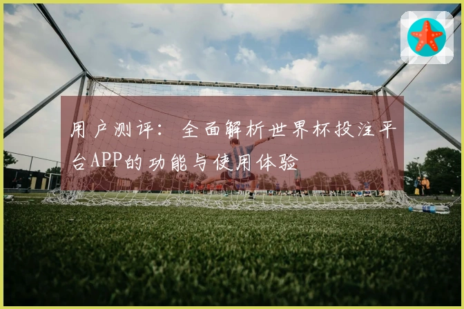 用户测评：全面解析世界杯投注平台APP的功能与使用体验